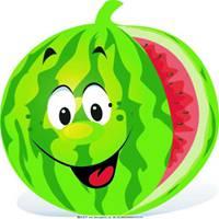 卡哇伊吃瓜头像,萌态十足，趣味横生